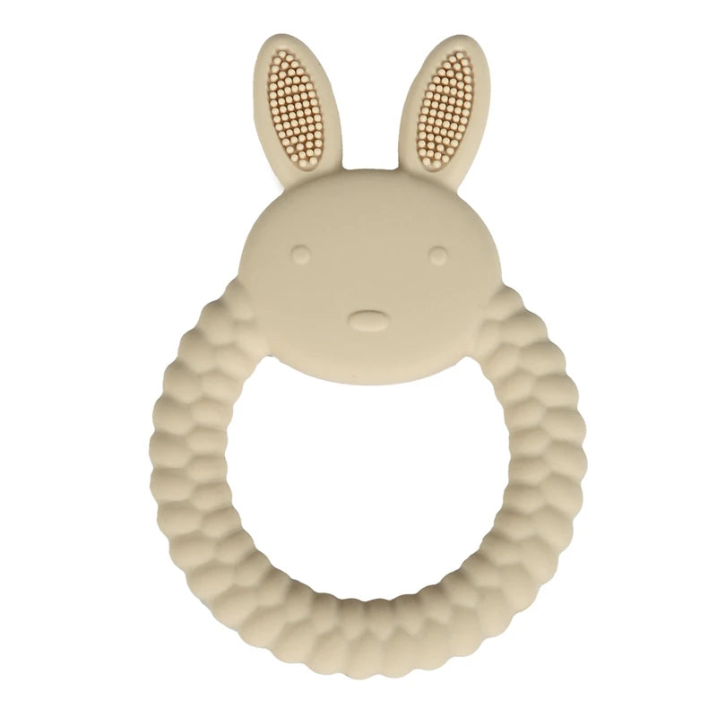 Baby Silicone Teether Cartoon Rabbit