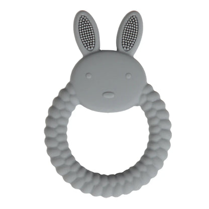 Baby Silicone Teether Cartoon Rabbit
