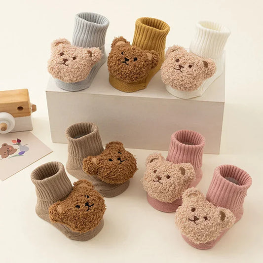 Anti Slip Bear Baby Socks